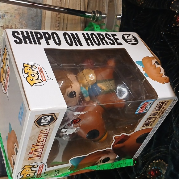 Firm!!LARGE BOX!! Huge Funko Pop InuYasha Shippo on Horse - Brown and Blue - Picture 4 of 7